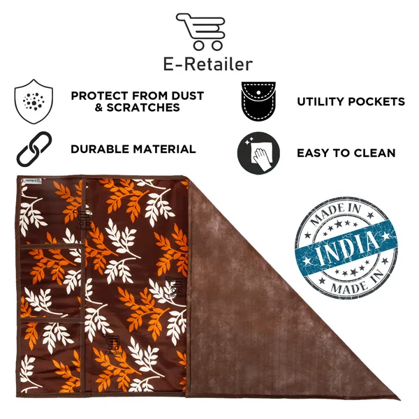 6_Pcs_Of_Cover_Appliances_Cover_Combo_Set_of_(1_Pc._Fridge_Top_Cover_+_1_Pc._Fridge_Handle_Cover_+_6_Pcs._Fridge_Mat_+_1_Pc._Wall_Hanging_Storage_Organizer)