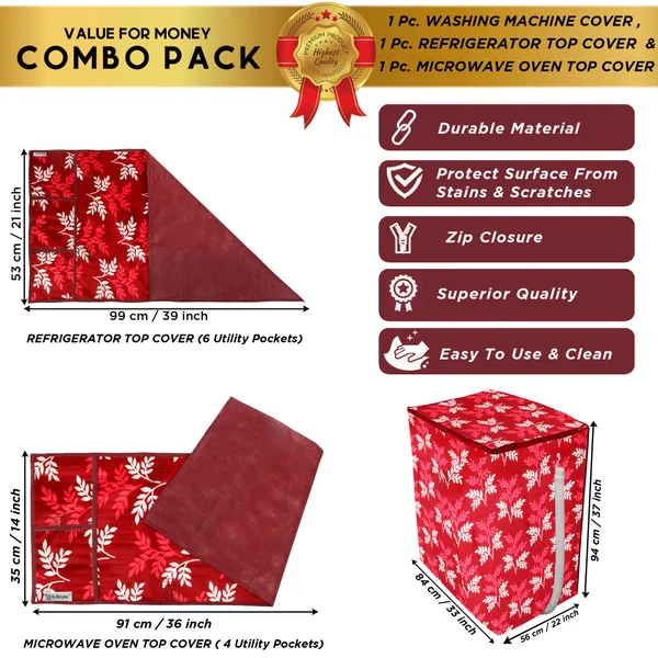 Appliances_Cover_Combo_Set_of_(1_Pc._Fridge_Top_Cover_+_1_Pc._Microwave_Oven_Top_Cover_+_1_Pc._Semi_Automatic_Washing_Machine_Cover)