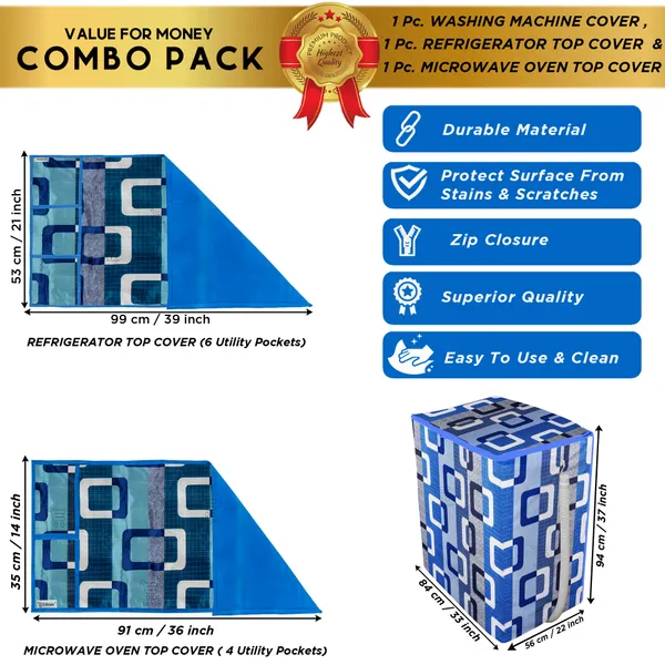 Appliances_Cover_Combo_Set_of_(1_Pc._Fridge_Top_Cover_+_1_Pc._Microwave_Oven_Top_Cover_+_1_Pc._Semi_Automatic_Washing_Machine_Cover)