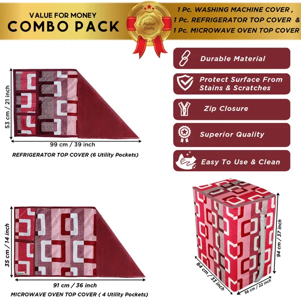 Appliances_Cover_Combo_Set_of_(1_Pc._Fridge_Top_Cover_+_1_Pc._Microwave_Oven_Top_Cover_+_1_Pc._Semi_Automatic_Washing_Machine_Cover)