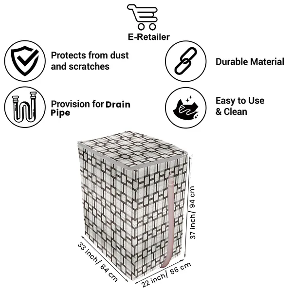 6_Pcs_Of_Cover_Appliances_Cover_Combo_Set_of_(1_Pc._Fridge_Top_Cover_+_2_Pcs._Fridge_Handle_Cover_+_1_Pc._Microwave_Oven_Cover_+_6_Pcs._Fridge_Mat_+_1_Pc._Wall_Hanging_Storage_Organizer)