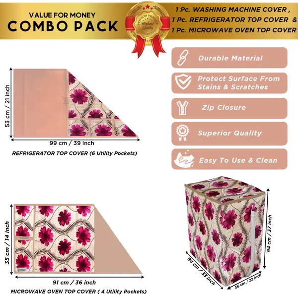 Appliances_Cover_Combo_Set_of_(1_Pc._Fridge_Top_Cover_+_1_Pc._Microwave_Oven_Top_Cover_+_1_Pc._Semi_Automatic_Washing_Machine_Cover)