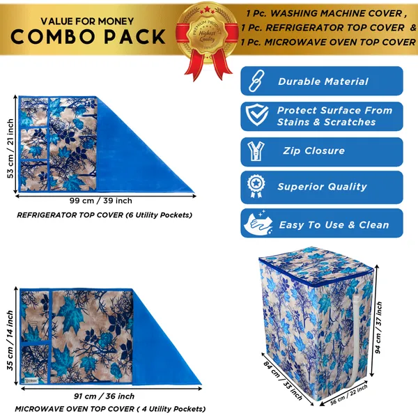 Appliances_Cover_Combo_Set_of_(1_Pc._Fridge_Top_Cover_+_1_Pc._Microwave_Oven_Top_Cover_+_1_Pc._Semi_Automatic_Washing_Machine_Cover)