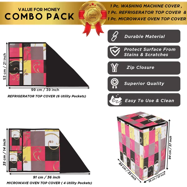 Appliances_Cover_Combo_Set_of_(1_Pc._Fridge_Top_Cover_+_1_Pc._Microwave_Oven_Top_Cover_+_1_Pc._Semi_Automatic_Washing_Machine_Cover)
