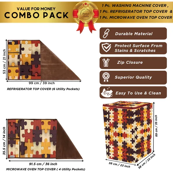 6_Pcs_Of_Cover_Appliance_Cover_Combo_Set_of_(1_Pc._Fridge_Top_Cover_+_6_Pcs._Fridge_Mat)
