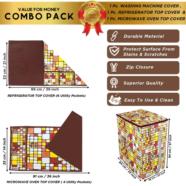 Appliances_Cover_Combo_Set_of_(1_Pc._Fridge_Top_Cover_+_1_Pc._Microwave_Oven_Top_Cover_+_1_Pc._Semi_Automatic_Washing_Machine_Cover)