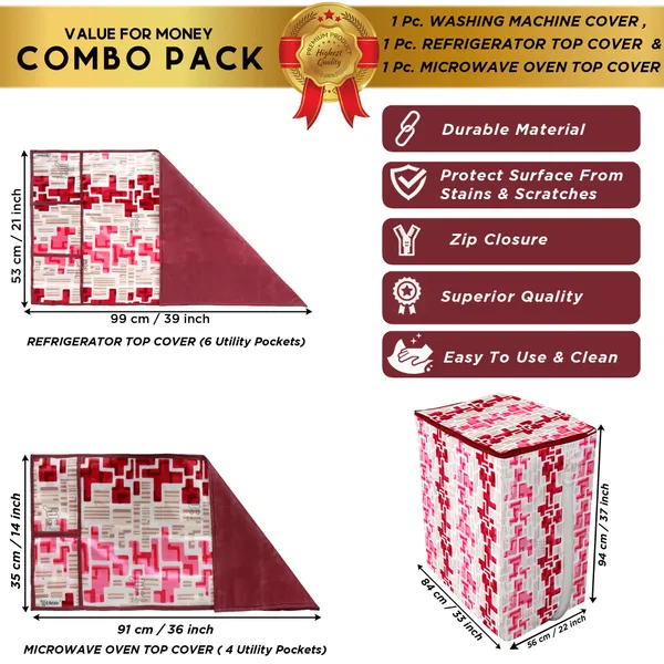 Appliances_Cover_Combo_Set_of_(1_Pc._Fridge_Top_Cover_+_1_Pc._Microwave_Oven_Top_Cover_+_1_Pc._Semi_Automatic_Washing_Machine_Cover)