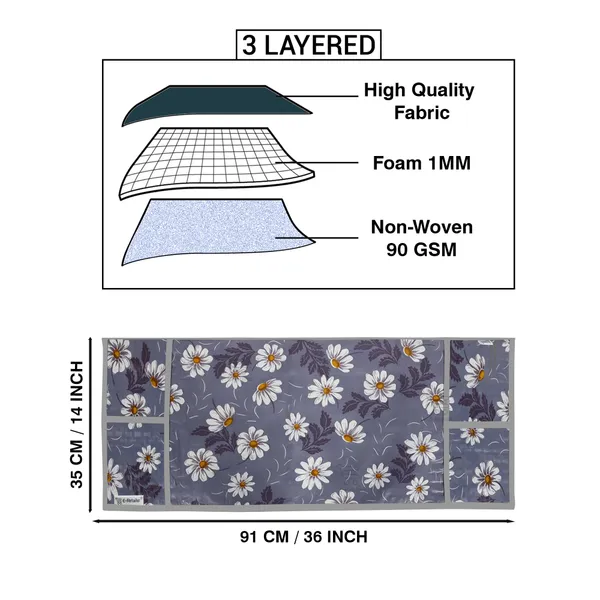 6_Pcs_Of_Cover_Appliances_Cover_Combo_Set_of_(1_Pc._Fridge_Top_Cover_+_1_Pc._Fridge_Handle_Cover_+_6_Pcs._Fridge_Mat_+_1_Pc._Wall_Hanging_Storage_Organizer)