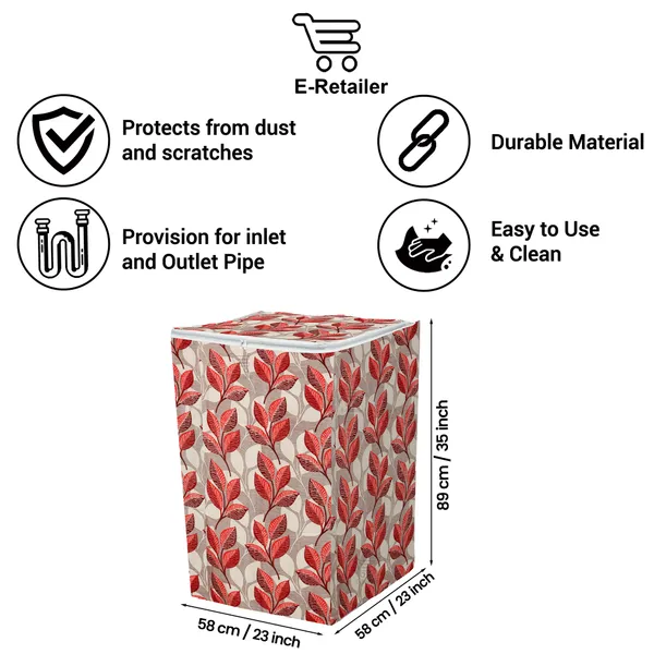 6_Pcs_Of_Cover_Multipurpose_Mats/Fridge_Mats/Refrigerator_Drawer_Mats_(Material-PP,_Color-Red,_Size-17.5X11.5_Inches)