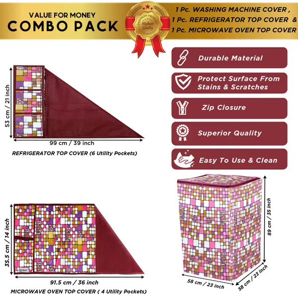 6_Pcs_Of_Cover_Multipurpose_Mats/Fridge_Mats/Refrigerator_Drawer_Mats_(Material-PP,_Color-Red,_Size-17.5X11.5_Inches)