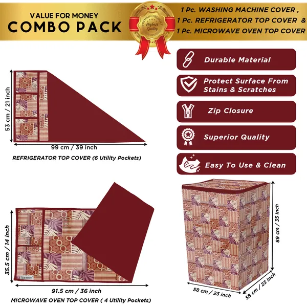 6_Pcs_Of_Cover_Multipurpose_Mats/Fridge_Mats/Refrigerator_Drawer_Mats_(Material-PP,_Color-Red,_Size-17.5X11.5_Inches)