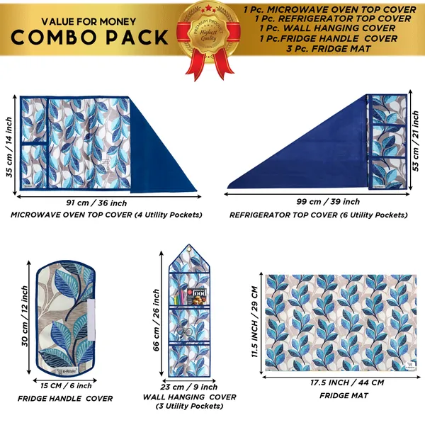 Appliances_Cover_Combo_Set_of_(1_Pc._Fridge_Top_Cover_+_1_Pc._Fridge_Handle_Cover_+_1_Pc._Microwave_Oven_Cover_+_3_Pcs._Fridge_Mat_+_1_Pc._Wall_Hanging_Storage_Organizer)