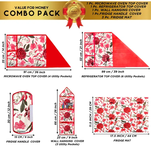 Appliances_Cover_Combo_Set_of_(1_Pc._Fridge_Top_Cover_+_1_Pc._Fridge_Handle_Cover_+_1_Pc._Microwave_Oven_Cover_+_3_Pcs._Fridge_Mat_+_1_Pc._Wall_Hanging_Storage_Organizer)