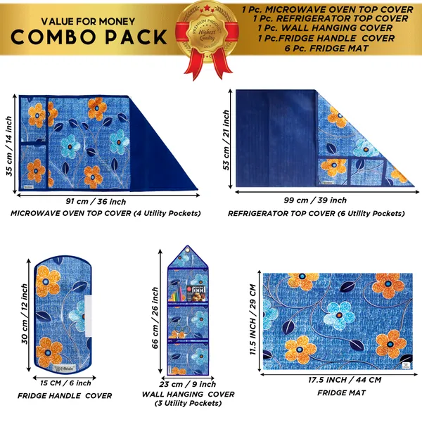 6_Pcs_Of_Cover_Multipurpose_Mats/Fridge_Mats/Refrigerator_Drawer_Mats_(Material-PP,_Color-Red,_Size-17.5X11.5_Inches)