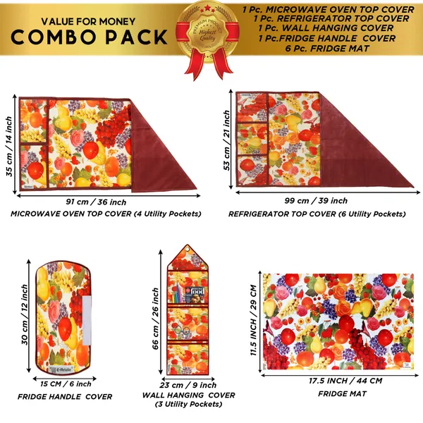 Appliances_Cover_Combo_Set_of_(1_Pc._Fridge_Top_Cover_+_1_Pc._Fridge_Handle_Cover_+_1_Pc._Microwave_Oven_Cover_+_6_Pcs._Fridge_Mat_+_1_Pc._Wall_Hanging_Storage_Organizer)