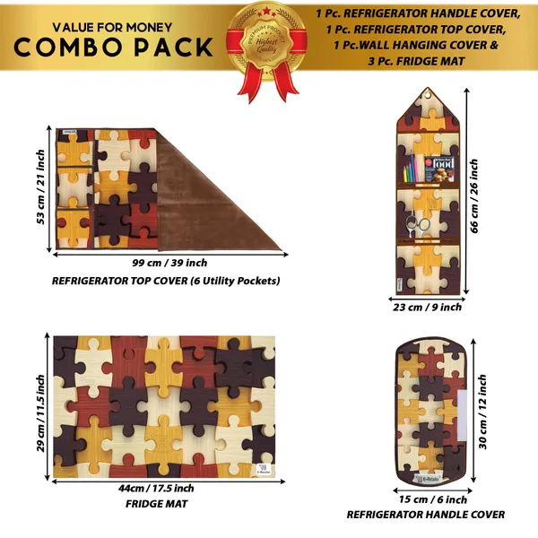 Appliances_Cover_Combo_Set_of_(1_Pc._Fridge_Top_Cover_+_1_Pc._Fridge_Handle_Cover_+_3_Pcs._Fridge_Mat_+_1_Pc._Wall_Hanging_Storage_Organizer)