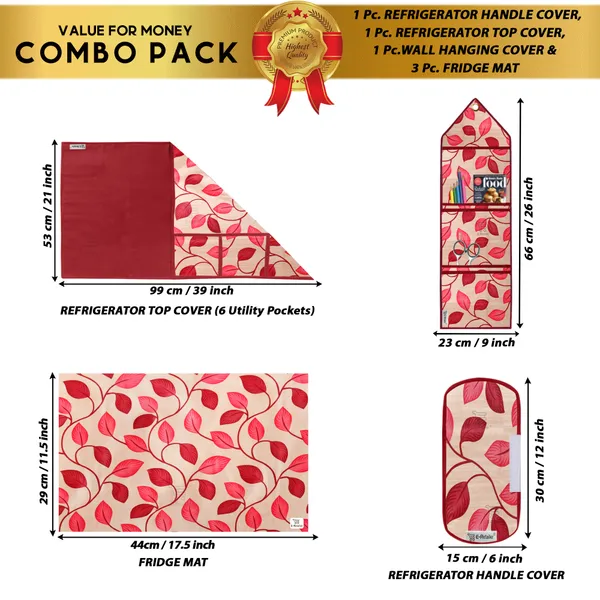 Appliances_Cover_Combo_Set_of_(1_Pc._Fridge_Top_Cover_+_1_Pc._Fridge_Handle_Cover_+_3_Pcs._Fridge_Mat_+_1_Pc._Wall_Hanging_Storage_Organizer)