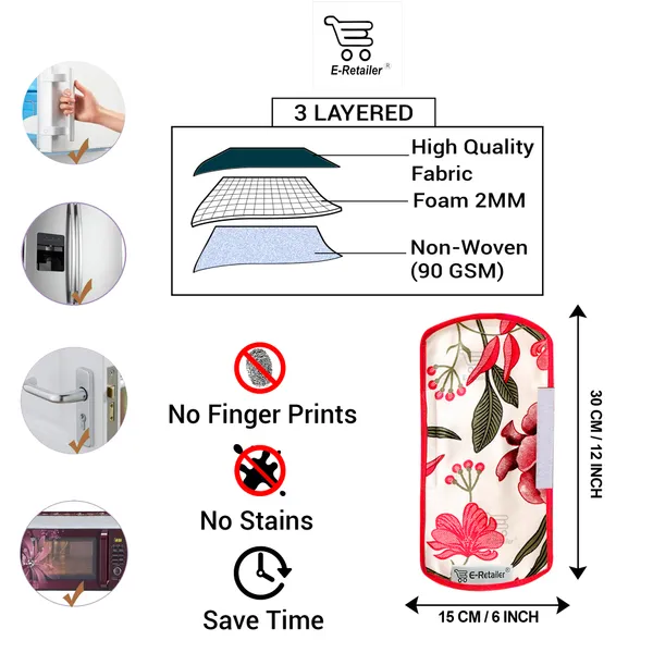 6_Pcs_Of_Cover_Multipurpose_Mats/Fridge_Mats/Refrigerator_Drawer_Mats_(Material-PP,_Color-Red,_Size-17.5X11.5_Inches)