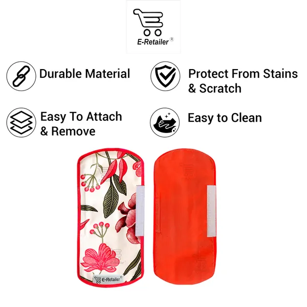 6_Pcs_Of_Cover_Multipurpose_Mats/Fridge_Mats/Refrigerator_Drawer_Mats_(Material-PP,_Color-Red,_Size-17.5X11.5_Inches)