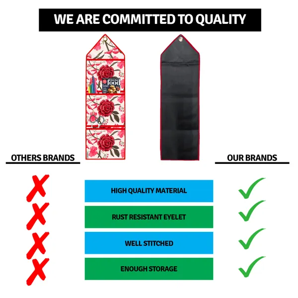 6_Pcs_Of_Cover_Multipurpose_Mats/Fridge_Mats/Refrigerator_Drawer_Mats_(Material-PP,_Color-Red,_Size-17.5X11.5_Inches)
