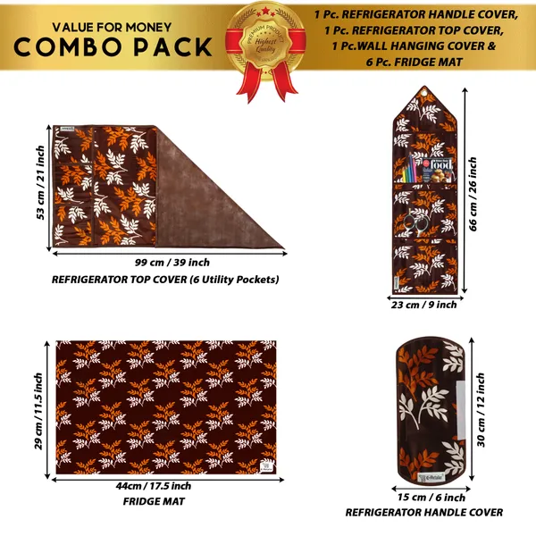 Appliances_Cover_Combo_Set_of_(1_Pc._Fridge_Top_Cover_+_1_Pc._Fridge_Handle_Cover_+_6_Pcs._Fridge_Mat_+_1_Pc._Wall_Hanging_Storage_Organizer)