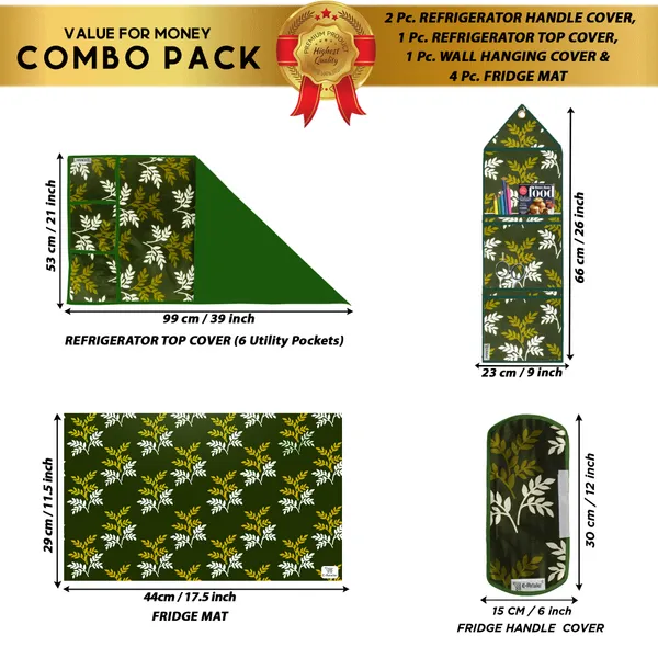 Appliances_Cover_Combo_Set_of_(1_Pc._Fridge_Top_Cover_+_2_Pcs._Fridge_Handle_Cover_+_4_Pcs._Fridge_Mat_+_1_Pc._Wall_Hanging_Storage_Organizer)