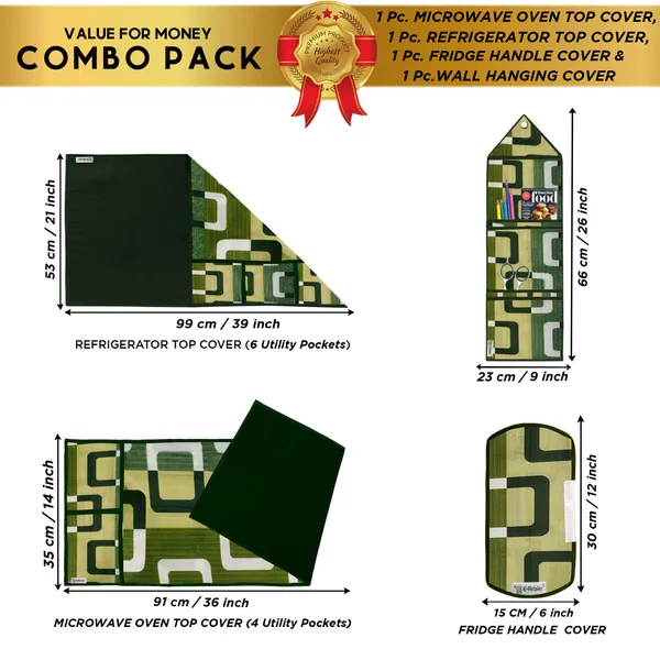 Appliances_Cover_Combo_Set_of_(1_Pc._Fridge_Top_Cover_+_1_Pc._Fridge_Handle_Cover+_1_Pc._Microwave_Oven_Top_Cover_+_1_Pc._Wall_Hanging_Storage_Organizer)