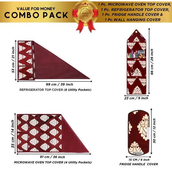 Appliances_Cover_Combo_Set_of_(1_Pc._Fridge_Top_Cover_+_1_Pc._Fridge_Handle_Cover+_1_Pc._Microwave_Oven_Top_Cover_+_1_Pc._Wall_Hanging_Storage_Organizer)