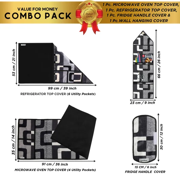 Appliances_Cover_Combo_Set_of_(1_Pc._Fridge_Top_Cover_+_1_Pc._Fridge_Handle_Cover+_1_Pc._Microwave_Oven_Top_Cover_+_1_Pc._Wall_Hanging_Storage_Organizer)