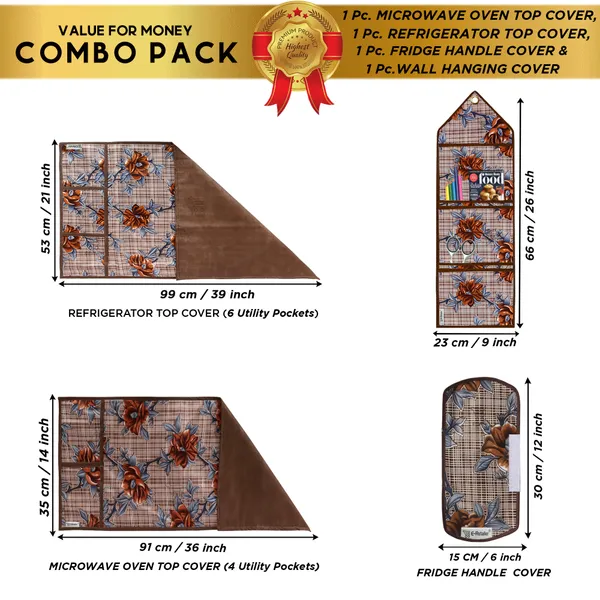 Appliances_Cover_Combo_Set_of_(1_Pc._Fridge_Top_Cover_+_1_Pc._Fridge_Handle_Cover+_1_Pc._Microwave_Oven_Top_Cover_+_1_Pc._Wall_Hanging_Storage_Organizer)