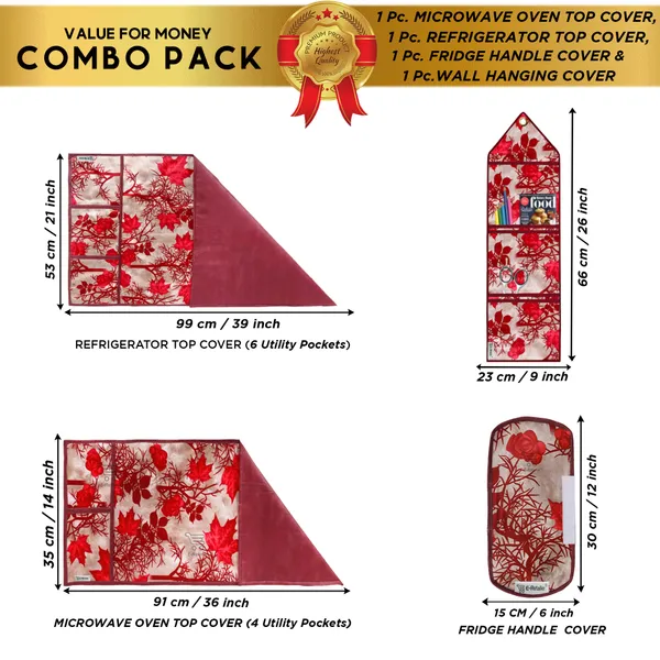 Appliances_Cover_Combo_Set_of_(1_Pc._Fridge_Top_Cover_+_1_Pc._Fridge_Handle_Cover+_1_Pc._Microwave_Oven_Top_Cover_+_1_Pc._Wall_Hanging_Storage_Organizer)