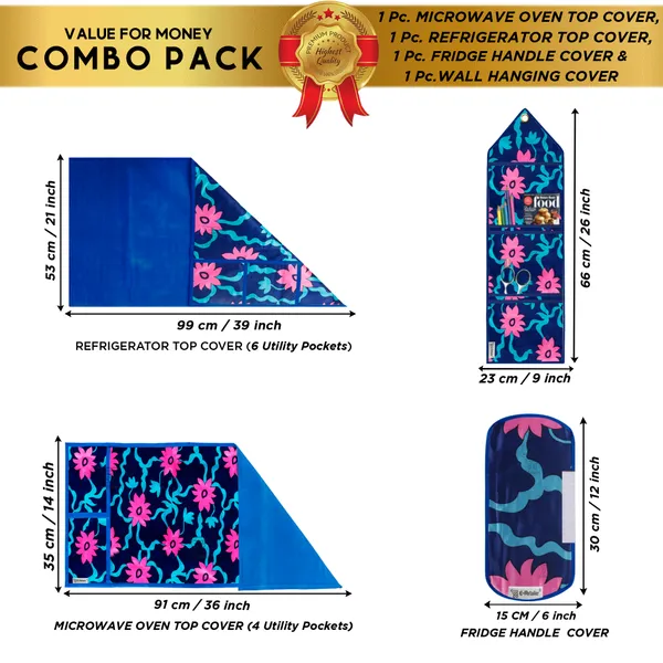 Appliances_Cover_Combo_Set_of_(1_Pc._Fridge_Top_Cover_+_1_Pc._Fridge_Handle_Cover+_1_Pc._Microwave_Oven_Top_Cover_+_1_Pc._Wall_Hanging_Storage_Organizer)