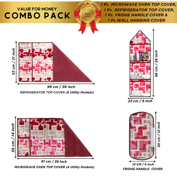 Appliances_Cover_Combo_Set_of_(1_Pc._Fridge_Top_Cover_+_1_Pc._Fridge_Handle_Cover+_1_Pc._Microwave_Oven_Top_Cover_+_1_Pc._Wall_Hanging_Storage_Organizer)