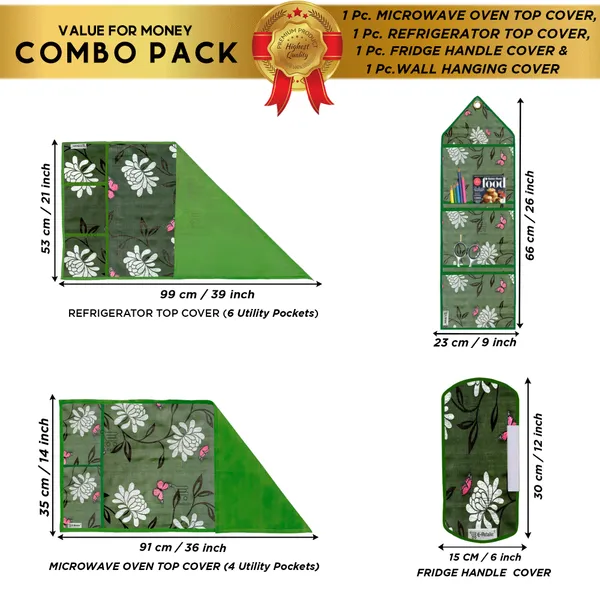 Appliances_Cover_Combo_Set_of_(1_Pc._Fridge_Top_Cover_+_1_Pc._Fridge_Handle_Cover+_1_Pc._Microwave_Oven_Top_Cover_+_1_Pc._Wall_Hanging_Storage_Organizer)