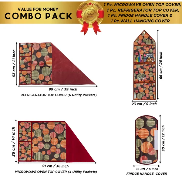 6_Pcs_Of_Cover_Multipurpose_Mats/Fridge_Mats/Refrigerator_Drawer_Mats_(Material-PP,_Color-Red,_Size-17.5X11.5_Inches)