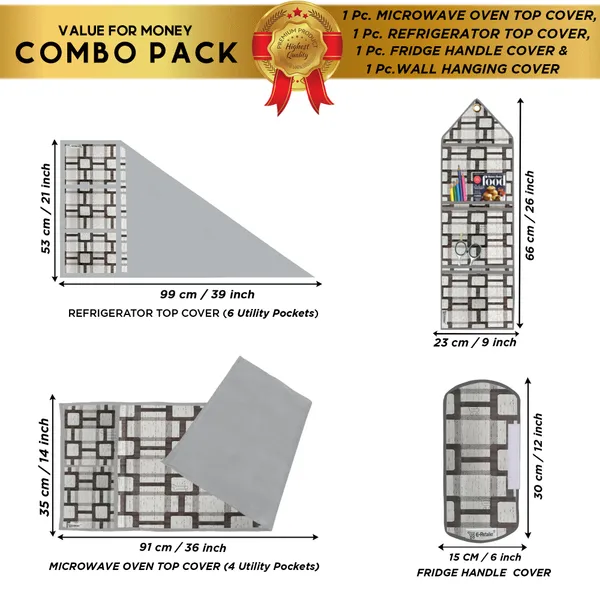 Appliances_Cover_Combo_Set_of_(1_Pc._Fridge_Top_Cover_+_1_Pc._Fridge_Handle_Cover+_1_Pc._Microwave_Oven_Top_Cover_+_1_Pc._Wall_Hanging_Storage_Organizer)