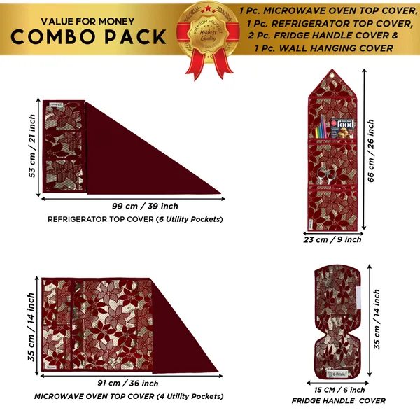 Appliances_Cover_Combo_Set_of_(1_Pc._Fridge_Top_Cover_+_2_Pcs._Fridge_Handle_Cover+_1_Pc._Microwave_Oven_Top_Cover_+_1_Pc._Wall_Hanging_Storage_Organizer)