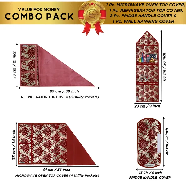 Appliances_Cover_Combo_Set_of_(1_Pc._Fridge_Top_Cover_+_2_Pcs._Fridge_Handle_Cover+_1_Pc._Microwave_Oven_Top_Cover_+_1_Pc._Wall_Hanging_Storage_Organizer)