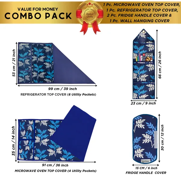Appliances_Cover_Combo_Set_of_(1_Pc._Fridge_Top_Cover_+_2_Pcs._Fridge_Handle_Cover+_1_Pc._Microwave_Oven_Top_Cover_+_1_Pc._Wall_Hanging_Storage_Organizer)