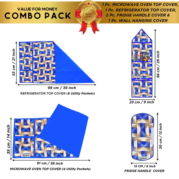 Appliances_Cover_Combo_Set_of_(1_Pc._Fridge_Top_Cover_+_2_Pcs._Fridge_Handle_Cover+_1_Pc._Microwave_Oven_Top_Cover_+_1_Pc._Wall_Hanging_Storage_Organizer)