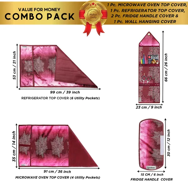 Appliances_Cover_Combo_Set_of_(1_Pc._Fridge_Top_Cover_+_2_Pcs._Fridge_Handle_Cover+_1_Pc._Microwave_Oven_Top_Cover_+_1_Pc._Wall_Hanging_Storage_Organizer)