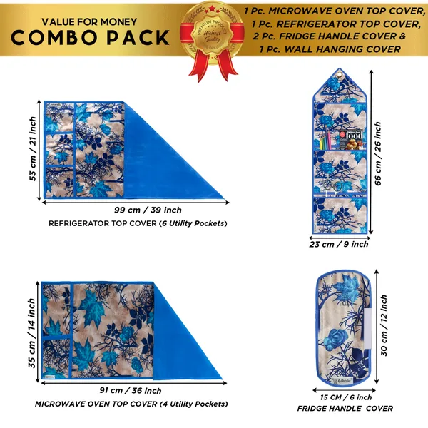 Appliances_Cover_Combo_Set_of_(1_Pc._Fridge_Top_Cover_+_2_Pcs._Fridge_Handle_Cover+_1_Pc._Microwave_Oven_Top_Cover_+_1_Pc._Wall_Hanging_Storage_Organizer)