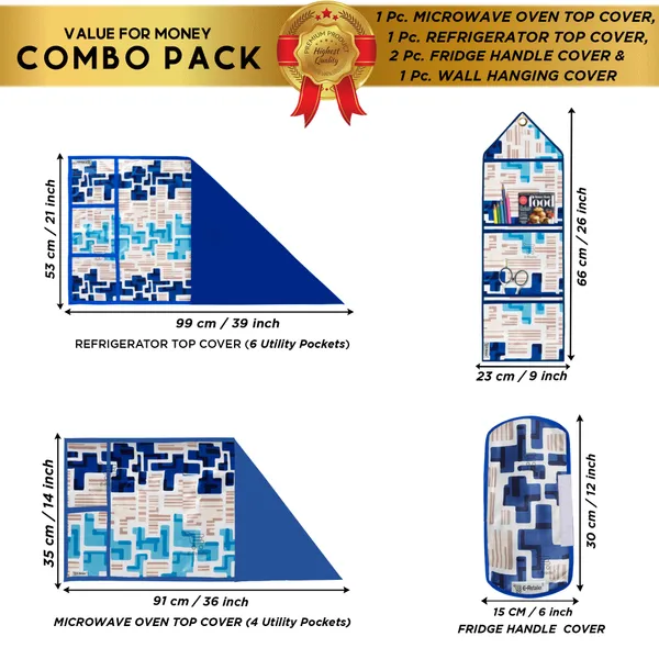 Appliances_Cover_Combo_Set_of_(1_Pc._Fridge_Top_Cover_+_2_Pcs._Fridge_Handle_Cover+_1_Pc._Microwave_Oven_Top_Cover_+_1_Pc._Wall_Hanging_Storage_Organizer)