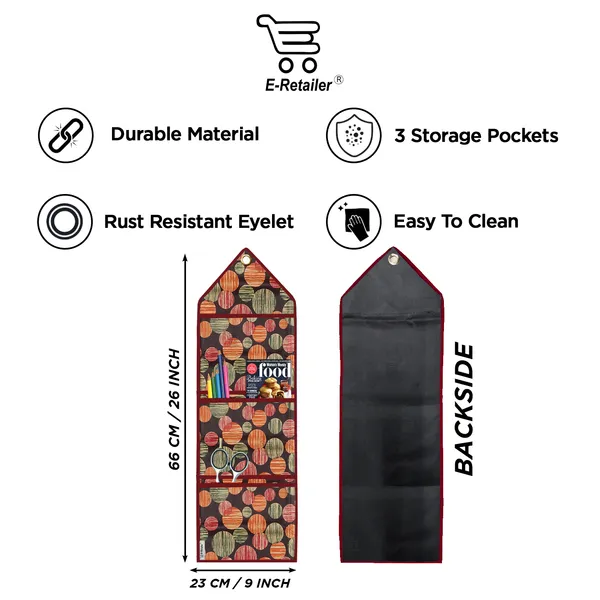 6_Pcs_Of_Cover_Appliances_Cover_Combo_Set_of_(1_Pc._Fridge_Top_Cover_+_1_Pc._Fridge_Handle_Cover_+_1_Pc._Microwave_Oven_Cover_+_6_Pcs._Fridge_Mat_+_1_Pc._Wall_Hanging_Storage_Organizer)