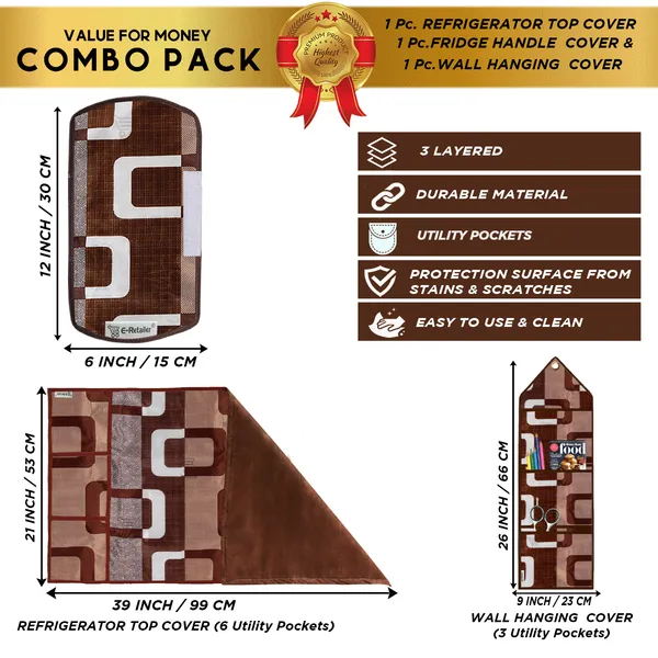 Appliances_Cover_Combo_Set_of_(1_Pc._Fridge_Top_Cover_+_1_Pc._Fridge_Handle_Cover_+_1_Pc._Wall_Hanging_Storage_Organizer)