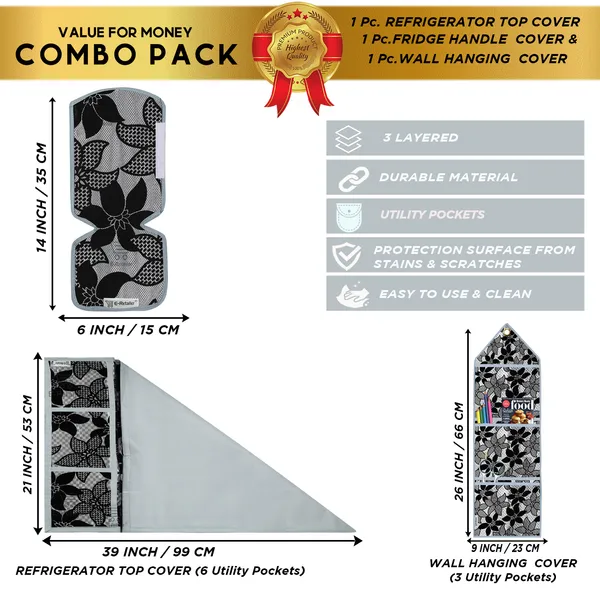 6_Pcs_Of_Cover_Multipurpose_Mats/Fridge_Mats/Refrigerator_Drawer_Mats_(Material-PP,_Color-Red,_Size-17.5X11.5_Inches)