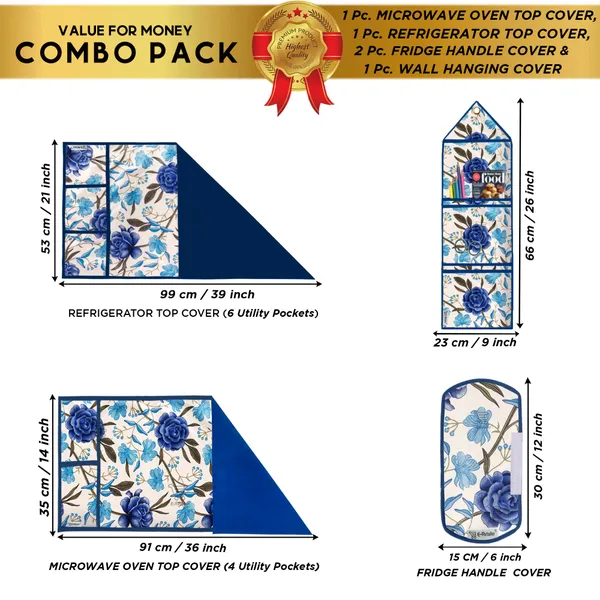 Appliances_Cover_Combo_Set_of_(1_Pc._Fridge_Top_Cover_+_2_Pcs._Fridge_Handle_Cover+_1_Pc._Microwave_Oven_Top_Cover_+_1_Pc._Wall_Hanging_Storage_Organizer)