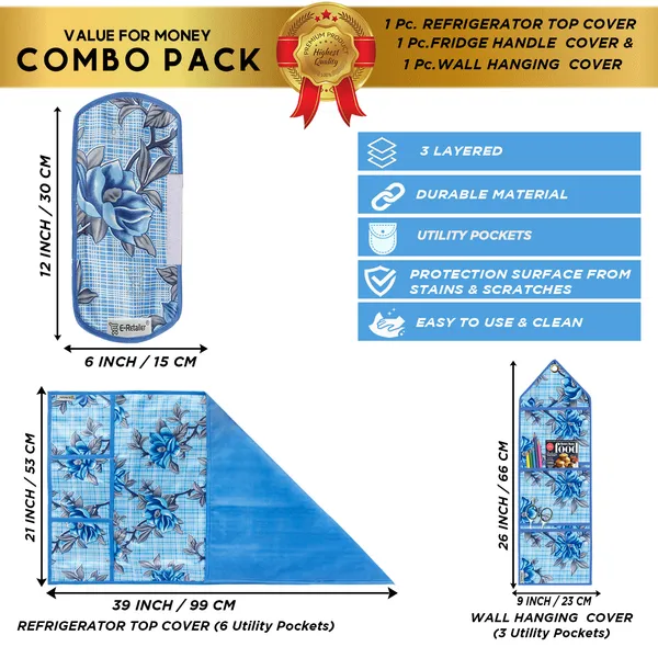Appliances_Cover_Combo_Set_of_(1_Pc._Fridge_Top_Cover_+_1_Pc._Fridge_Handle_Cover_+_1_Pc._Wall_Hanging_Storage_Organizer)