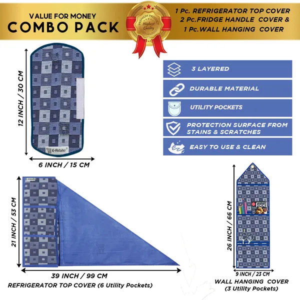 6_Pcs_Of_Cover_Multipurpose_Mats/Fridge_Mats/Refrigerator_Drawer_Mats_(Material-PP,_Color-Red,_Size-17.5X11.5_Inches)