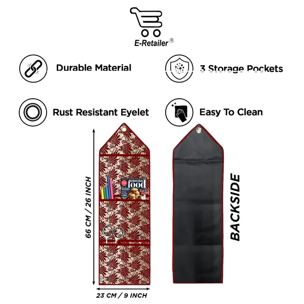 Appliances_Cover_Combo_Set_of_(1_Pc._Fridge_Top_Cover_+_2_Pcs._Fridge_Handle_Cover_+_1_Pc._Wall_Hanging_Storage_Organizer)